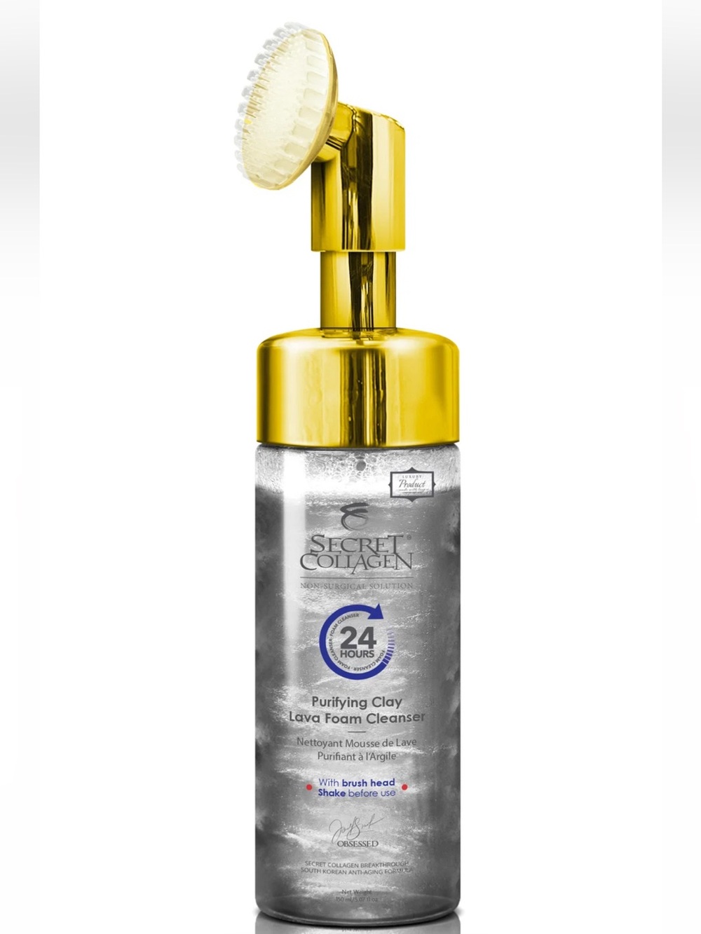 Purifying Clay Foam Cleanser — Gold & Clear